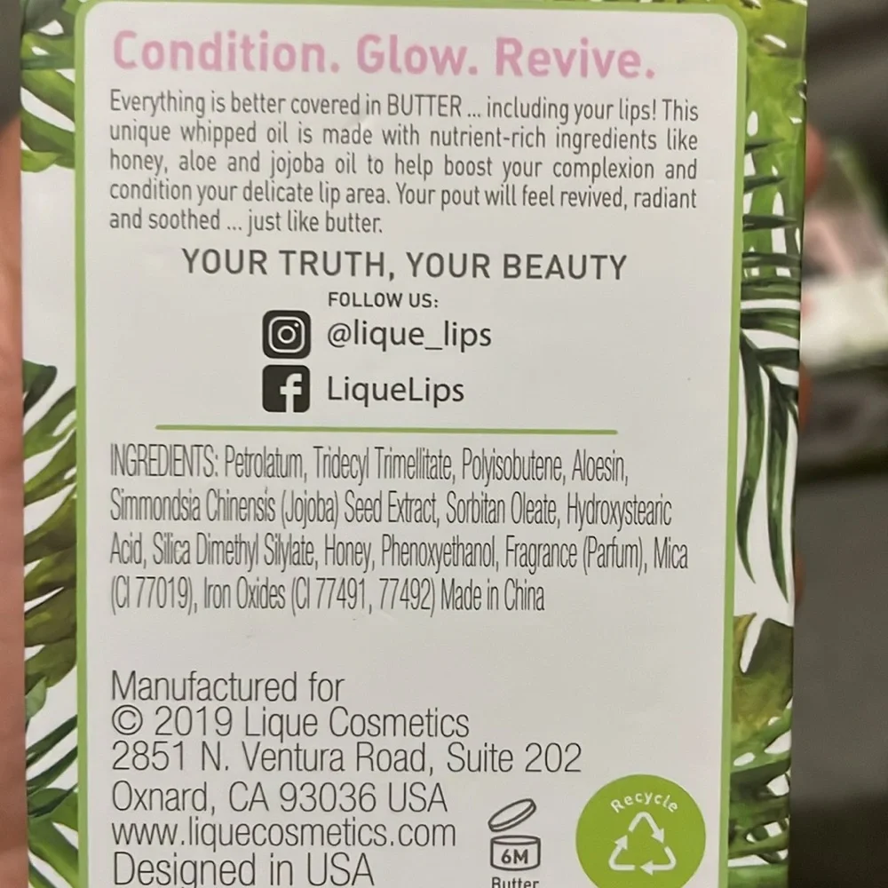 Lique Lip Gloss, Butter, and Balm Set